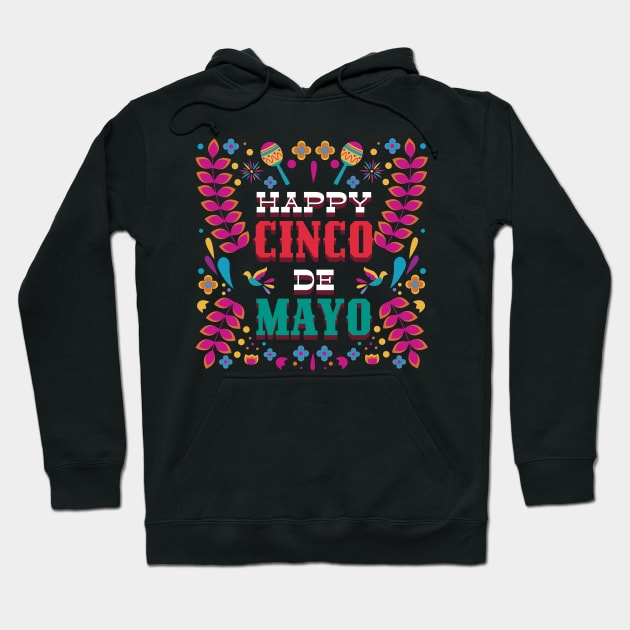 Happy Cinco De Mayo Hoodie by Do'vans